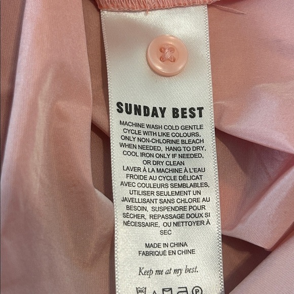 Aritzia Sunday Best Jinx Dress XXS Guava Pink Babydoll Flowy - Picture 6 of 13